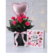 Sweet Rose Chocolate Ensemble