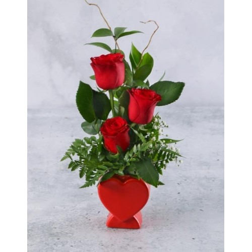 Starry Rose In A Heart