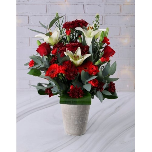 Elegant Red Romantic Arrangement