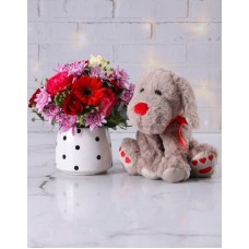 Bright And Bold Mixed Flower Arrangement
