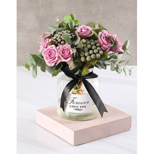 Love Affair In Glowing Lilac Arrangement
