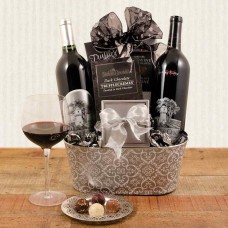 Silver Oak Duo Wine Gift Basket