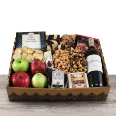 Captivating Cabernet, Fruit, Cheese & Gourmet Gift Box