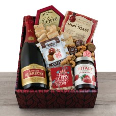 Mother's Day Bubbly And Brie Champagne Gift Box
