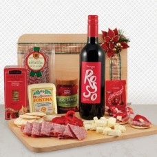 Cutting Edge Holiday Wine & Cheese Board Gift