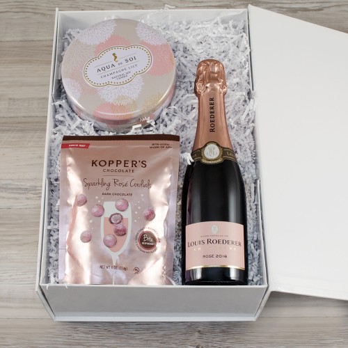 Louis Roederer Rosé Champagne Gift Box