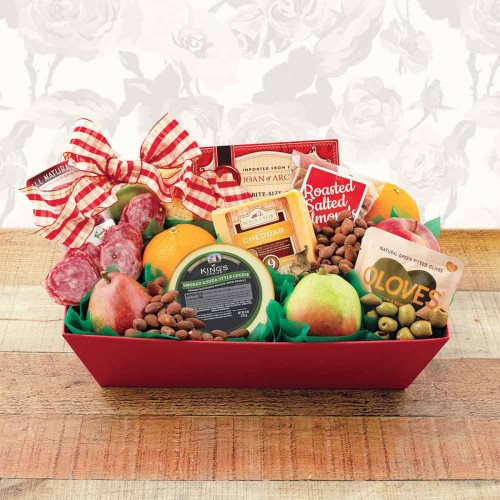 Fruit & Cheese Deluxe Gift Basket