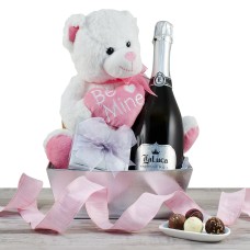 Be Mine Prosecco & Truffles Gift Basket