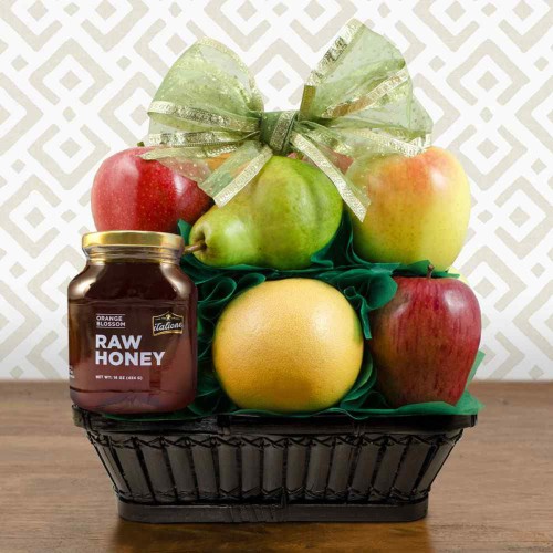 Fruit N' Honey Gift Basket