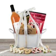 Mother's Day White Zinfandel & Snacks Gift Basket