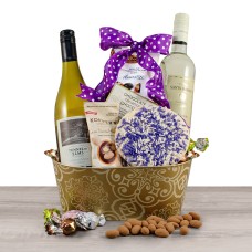 White Wine Duo Gift Basket