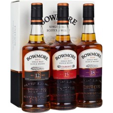 Bowmore Classic Collection Gift Pack 3 x 20cl