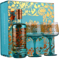 Silent Pool Gin 70cl with 2 Glasses Gift Set