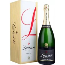 Lanson Le Black Label Brut NV Champagne Magnum 1.5 litre in Wood Box