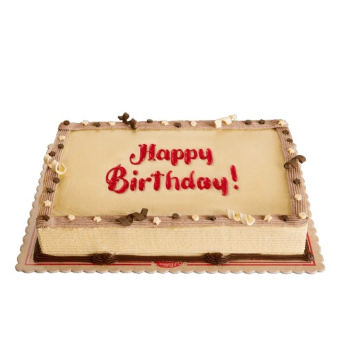 Mocha Dedication Cake 8x12 (Regular)