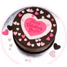 Valentines Fondant Cake