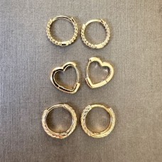 Minimalist Ear Huggers Understated Set