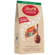Lindt LINDOR Non-Dairy Oatmilk Candy Truffles 5.1 oz Bag