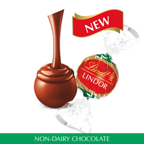 Oatmilk Milk Chocolate LINDOR Truffles 800-pc Case (353 oz)