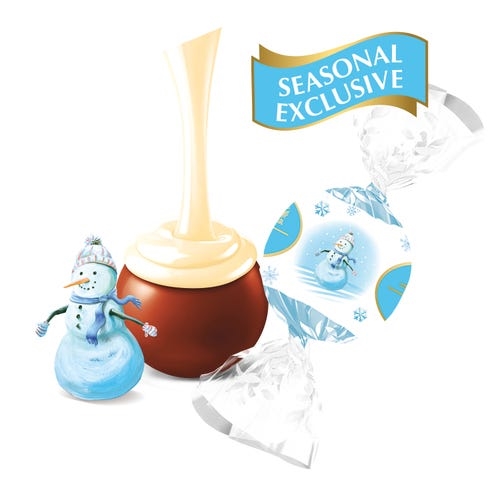 Snowman Chocolate LINDOR Truffles 800-pc Case (353 oz)
