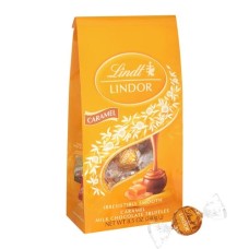 Caramel Milk Chocolate LINDOR Truffles 20-pc Bag (8.5 oz)
