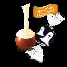 Milk White Chocolate Ghost LINDOR Truffles 800-pc Case (353 oz)