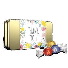 Assorted LINDOR Truffles Thank You Gift Tin (12-pc, 5 oz)
