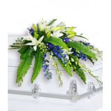 Blue Heaven Medium Casket Spray