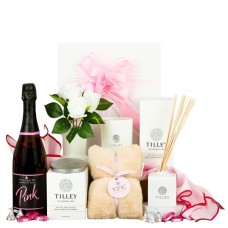 Tilley's Lily Of The Valley with Pink Rose & Heat Pillow