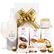 White Wine Hamper with Nibbles