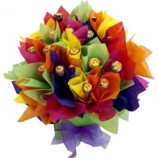 Rainbow of Chupa Chup Lolly Bouquet