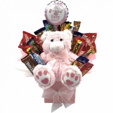 New Baby Girl Chocolate Bouquet