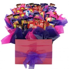 Pink And Purple Chocolate Bouquet