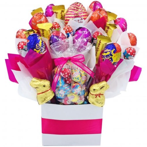 Easter Chocolate Bouquet Gift - Pink