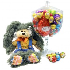 Easter Beanie Kids Bunny And Eggs Gift Easter Beanie Kids Bunny And Eggs Gift