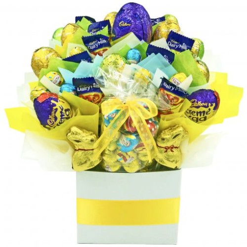 Easter Chocolate Bouquet Gift - Yellow