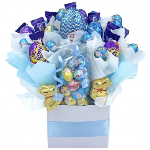Easter Chocolate Bouquet Gift - Blue