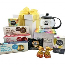 Tea And Cookies Gift With Tea Pot