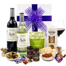 Double Wine and Savoury Gift Hamper
