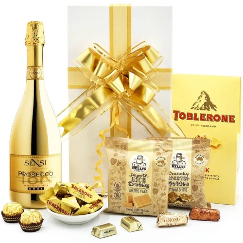 Gold Prosecco Gift Hamper