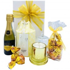 Italian Prosecco And Candle Gift