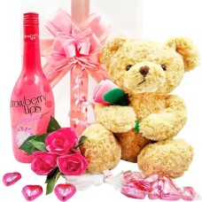 Alcohol Gift with Bear