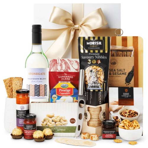 Cheese Platter and White Wine Hamper