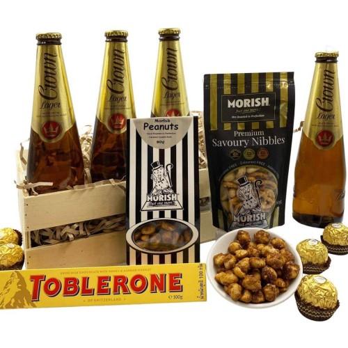 Crown Beer and Nibbles Hamper