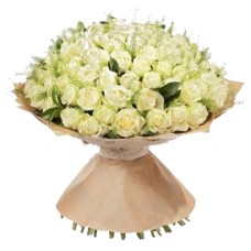 Wrapped Long-Stemmed Roses