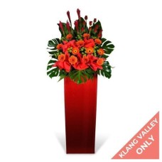 The Pinnacle Of Success Opening Flower Stand