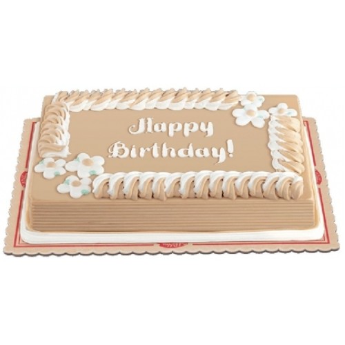 Creamy Caramel Dedication Cake (8x12)