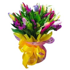 Rainbow Tulip Bouquet