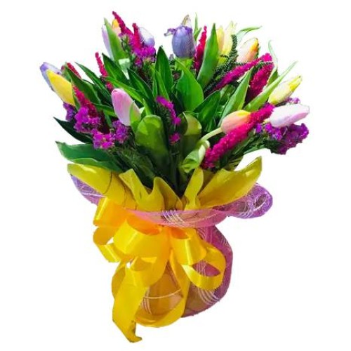 Rainbow Tulip Bouquet