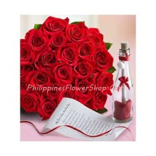 Message in a Bottle - My Love is Like a Red Red Rose Message